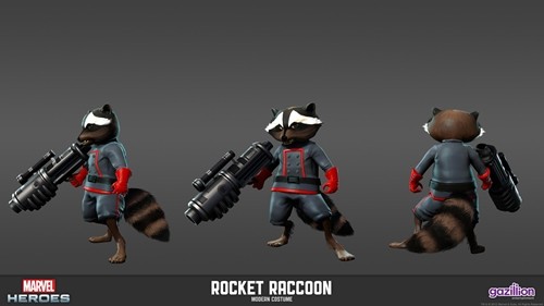 marvel heroes Rocket Raccoon