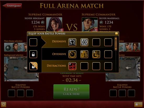 wybór typu walki wybór typu walki