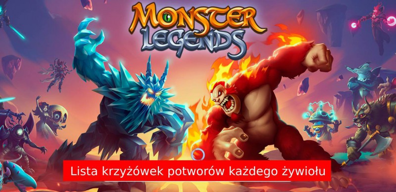 Krzyżówki potworów w Monster Legends