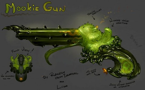Mookie Gun wygląda nieco toskycznie, albo jak napromieniowany