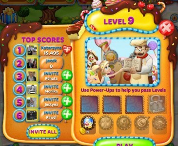 ranking w każdej rundzie wpływa na rozwój rywalizacji w bubble rush