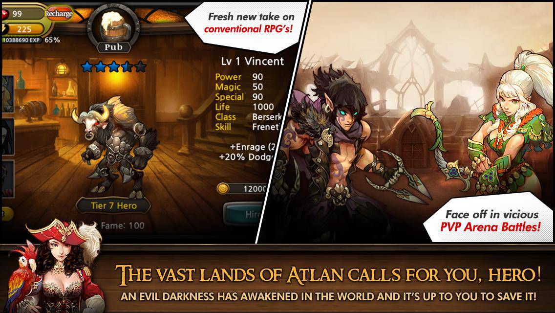 WeMade wypuszcza na Androida grę fantasy RPG – Heroes of Altan