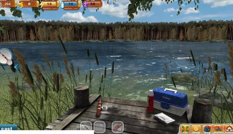 zarzucamy wędkę do połowu