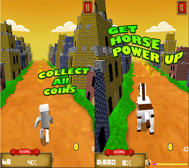 Uratuj księżniczkę w Knight Runner na iOS i Android