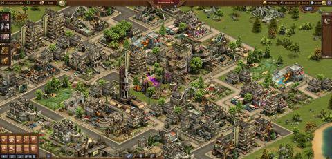 Forge of Empires, wygląd miasta w Erze PostModernizmu