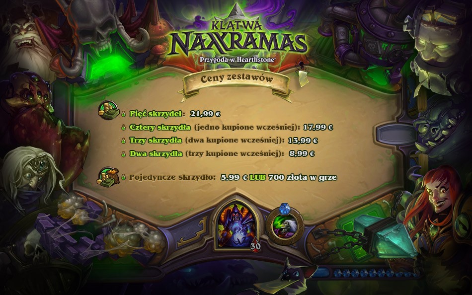 Klątwy Naxxramas: Przygody w Hearthstone rozpoczyna krwawe żniwa