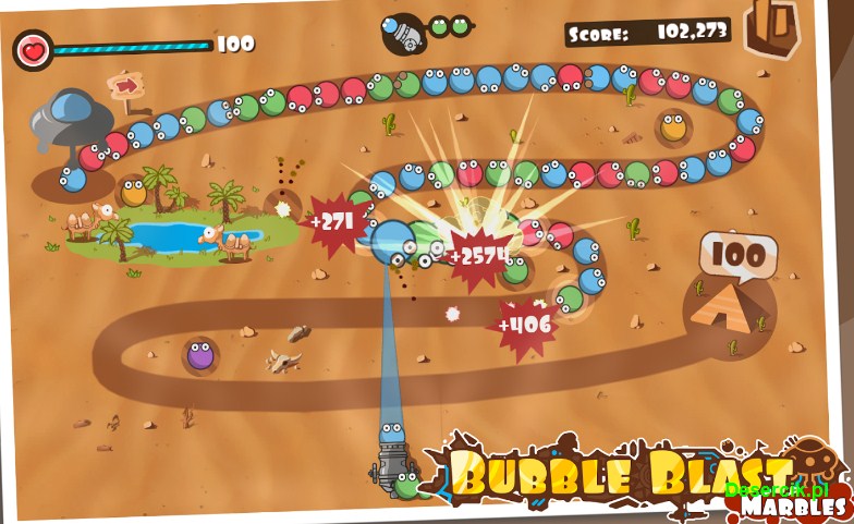 Gra Bubble Blast Marbles – recenzja