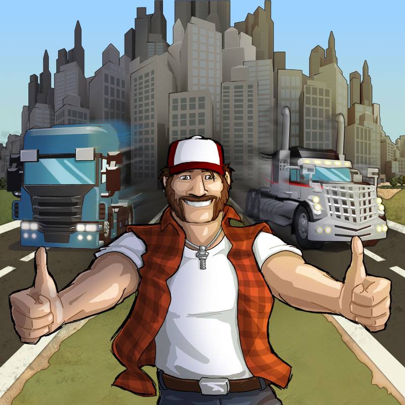 założ firmę przewozową z ciężarówkami w tle założ firmę przewozową z ciężarówkami w tle