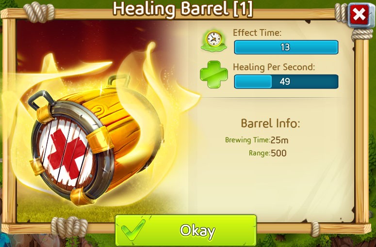 healing barrel