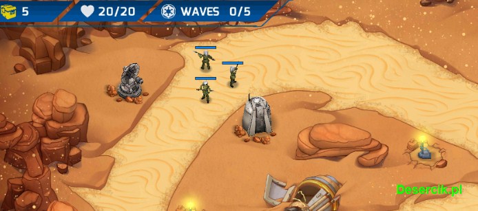 rozstawienie wieżyczek rozstawienie wieżyczek