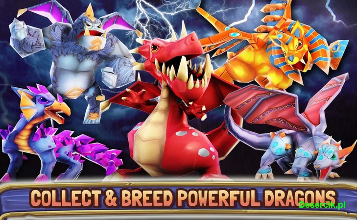 zbieraj i krzyżuj swoje smoki