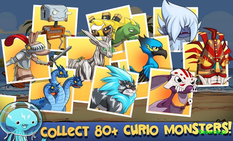 zbierz ponad 80 potworków