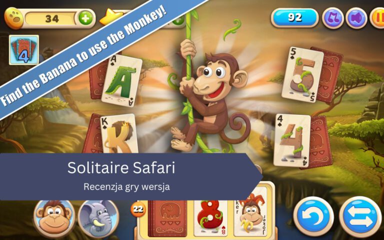 Solitaire Safari – pasjans w afrykańskim buszu