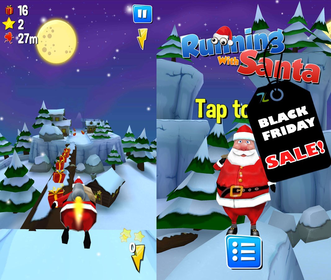 Running With Santa – Mikoła zgubił wszystkie prezenty?