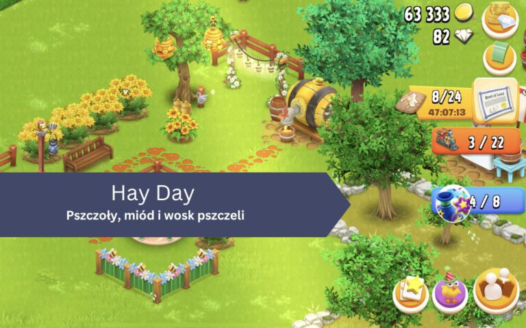 Hay Day – pszczoły, miód i wosk pszczeli