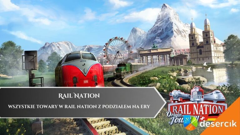 Wszystkie towary w Rail Nation z podziałem na ery