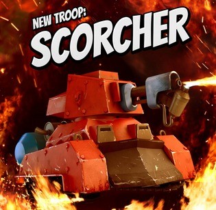 Schorcher, nowa jednostka w Boom Beach niedługo wjedzie do akcji