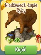 Niedźwiedź łapie ryby