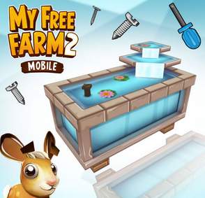 My Free Farm 2: Serduszka przyjaźni i fontanna