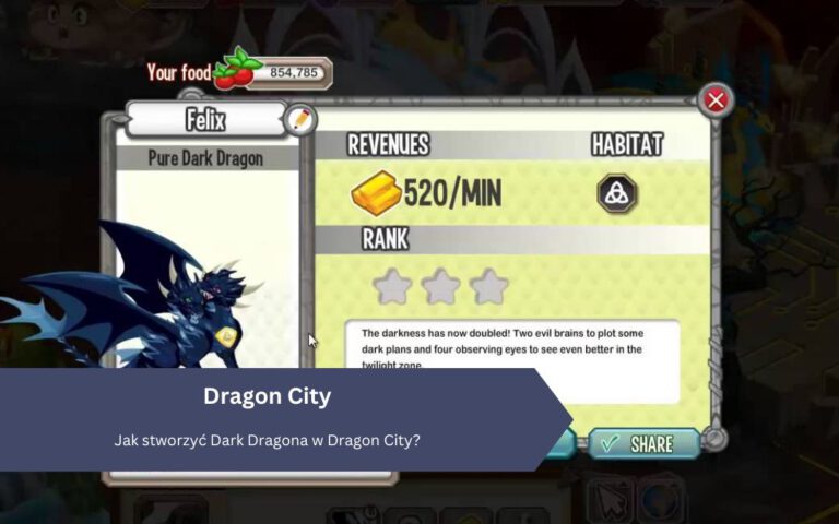 Jak stworzyć Dark Dragona w Dragon City?