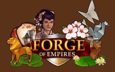 Wiosenne lampiony i Pagoda w wiosennym evencie Forge of Empires
