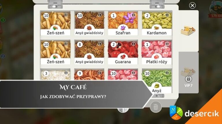 My Caf&eacute; &ndash; Jak zdobywać przyprawy