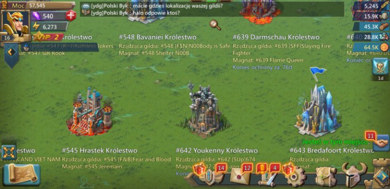 Lords Mobile: Jak przenieść się do innego królestwa?