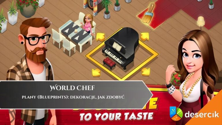 World Chef &ndash; plany (Blueprints): dekoracje, jak zdobyć