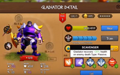 Gladiator Heroes Clash: Wykuwanie sprzętu w Kuźni