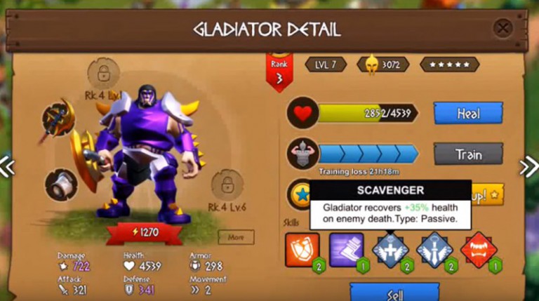 Gladiator Heroes Clash: Wykuwanie sprzętu w Kuźni