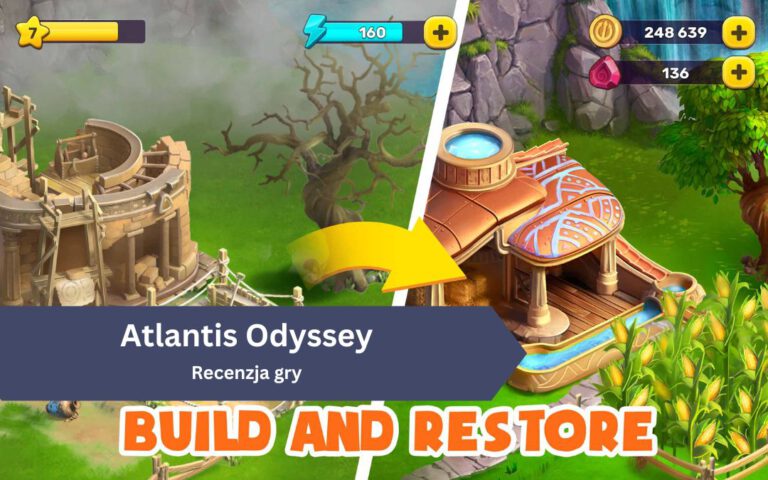Jak zdobywać energię, monety i klejnoty za darmo w Atlantis Odyssey?