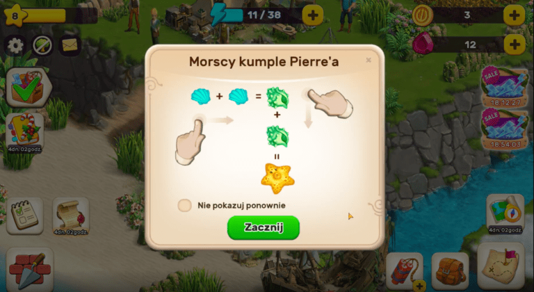 Jak grać w minigrę „Morscy kumple Pierre’a” w Atlantis Odyssey?