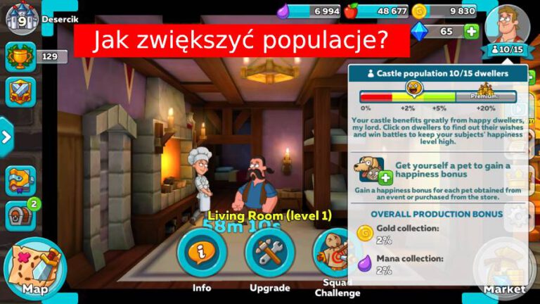 Jak zwiększyć populację w Hustle Castle?
