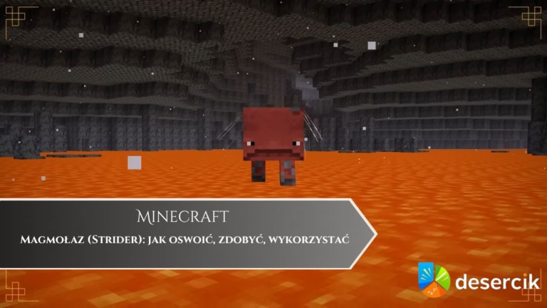 Minecraft – Magmołaz (Strider): jak oswoić, zdobyć, wykorzystać
