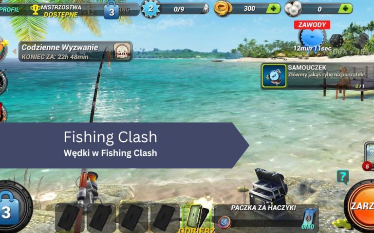 Wędki w Fishing Clash – przegląd techniczny