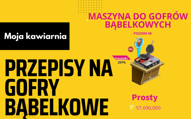 Moja Kawiarnia przepisy (lista) Gofry Bąbelkowe – My Café Recipes and Stories