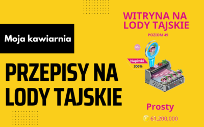 Moja Kawiarnia przepisy (lista) Lody Tajskie – My Café Recipes and Stories