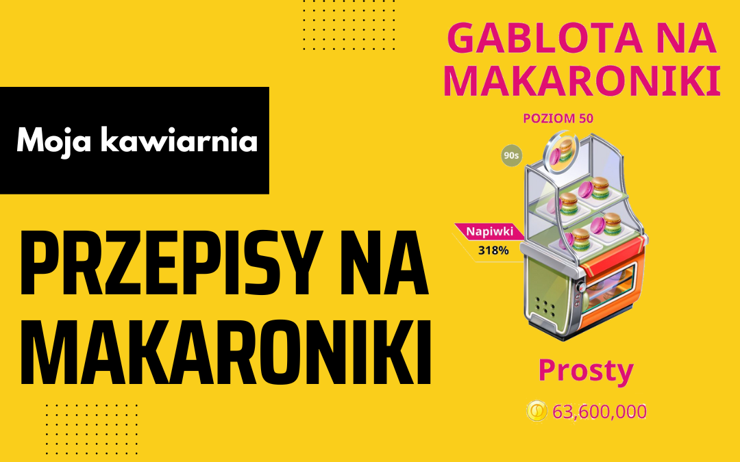 Moja Kawiarnia przepisy na Makaroniki – My Cafe lista przepisów Makaroniki