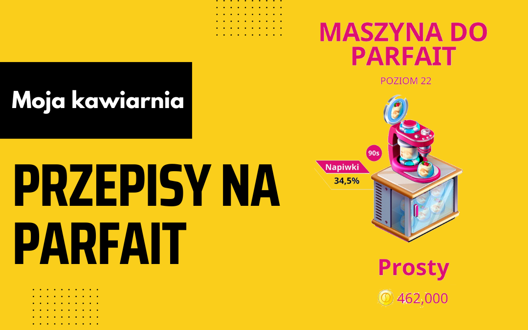 Moja Kawiarnia przepisy na Parfait – My Cafe lista przepisów Parfait