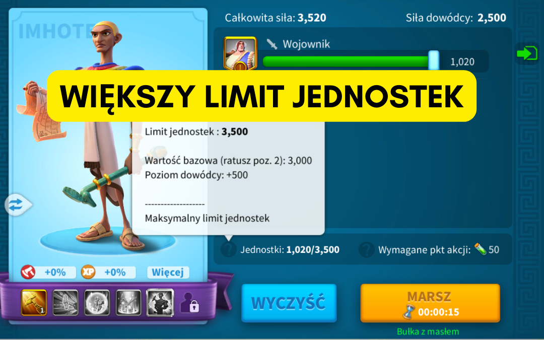 Jak zwiększyć limit jednostek w Rise of Kingdoms?