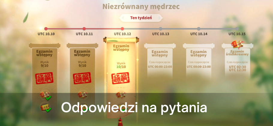 Niezrównany Mędrzec w Rise of Kingdoms: Odpowiedzi na quiz