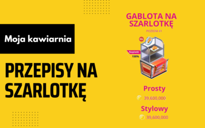 Moja Kawiarnia przepisy na Szarlotkę – My Cafe lista przepisów Szarlotkę