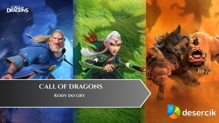 Call Of Dragons – Kody do gry