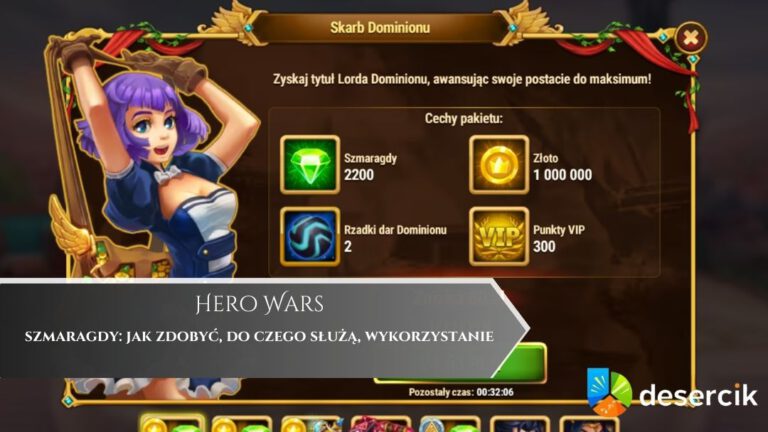 Hero Wars – szmaragdy: jak zdobyć, do czego służą, wykorzystanie