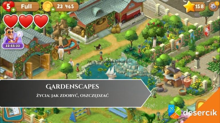Gardenscapes – życia: jak zdobyć, oszczędzać