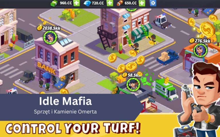 Sprzęt i Kamienie Omerta w Idle Mafia