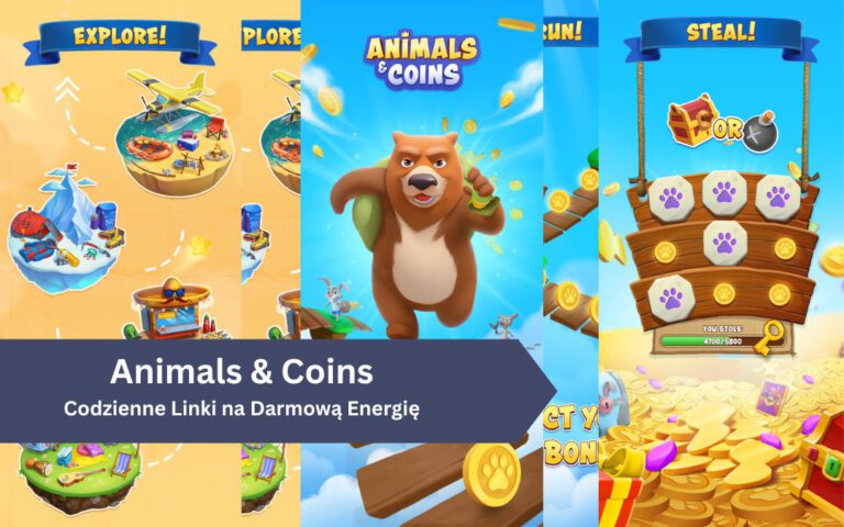Animals & Coins: Codzienne Linki na Darmową Energię