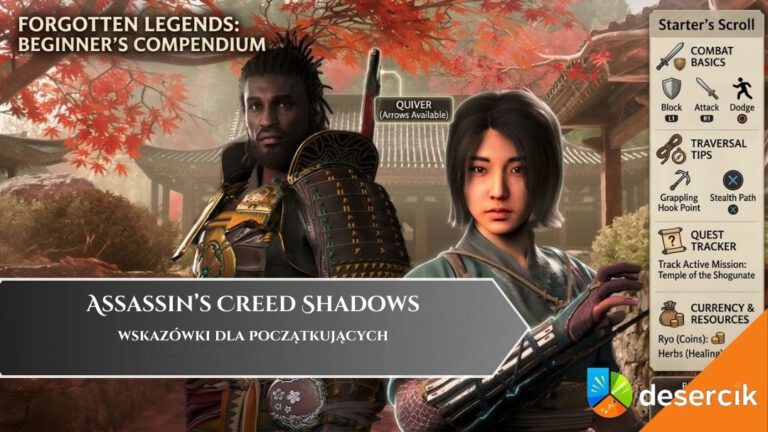 Assassin&rsquo;s Creed Shadows &ndash; wskaz&oacute;wki dla początkujących
