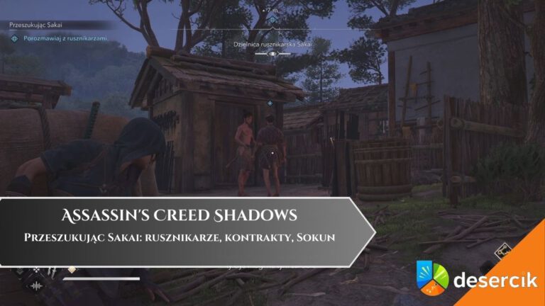 Assassin’s Creed Shadows – Przeszukując Sakai: rusznikarze, kontrakty, Sokun