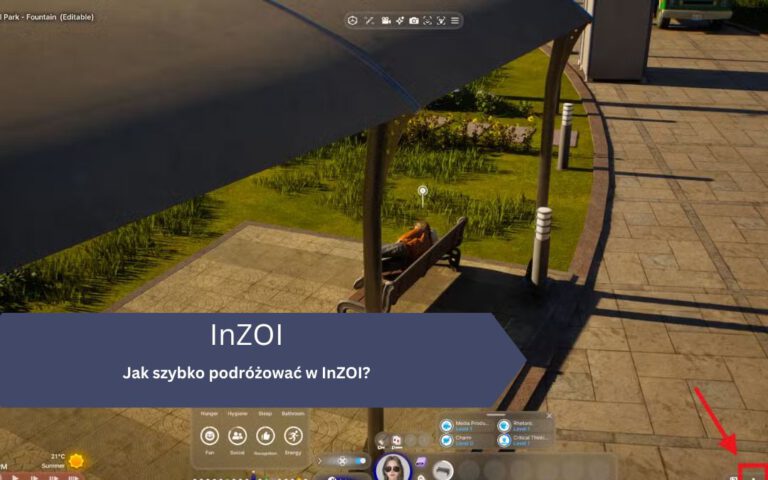 InZOI – fast travel: szybka podróż, jak to robić